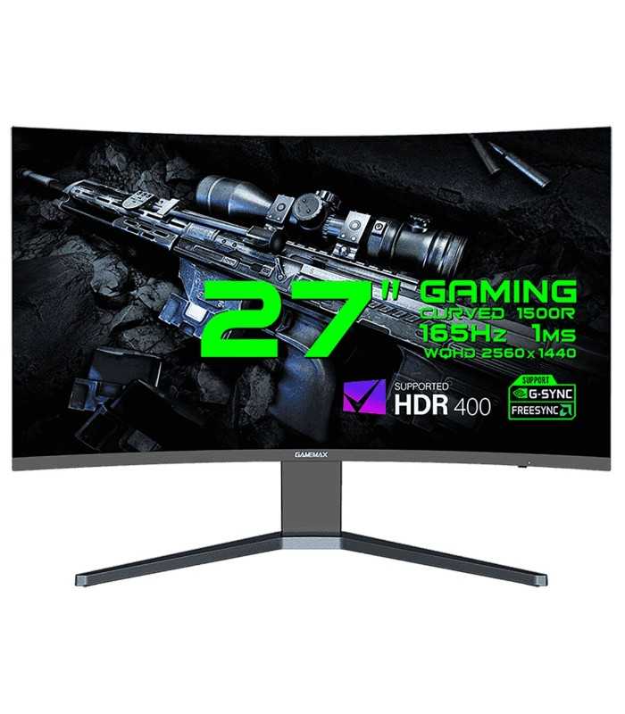 مانیتور گیمینگ گیم مکس Monitor Gaming GameMax GMX27C165Q سایز 27 اینچ