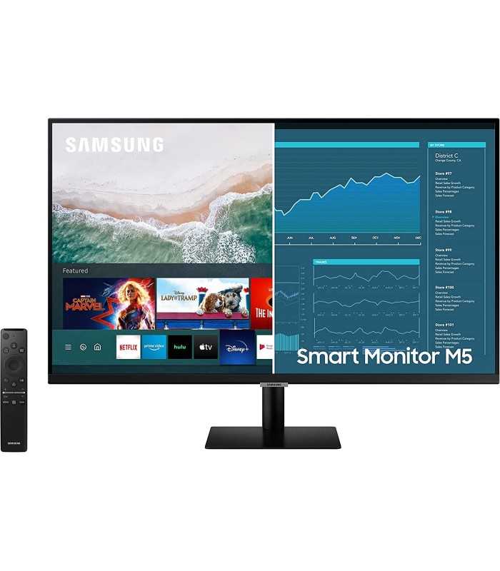 مانیتور هوشمند سامسونگ Monitor Smart Samsung LS27AM500 سایز 27 اینچ